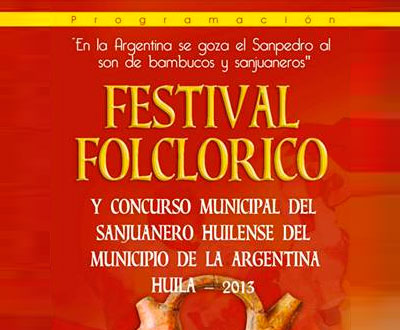 Festival Folcl�rico en La Argentina, Huila