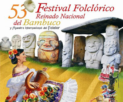 Festival Folcl�rico y Reinado Nacional del Bambuco 2013 en Neiva