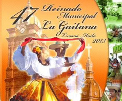 Reinado Municipal la Gaitana en Timan�, Huila