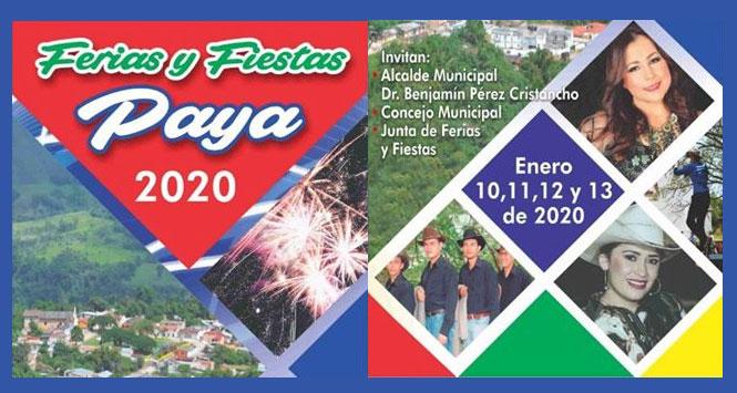 Ferias y Fiestas 2020 en Paya, Boyacá