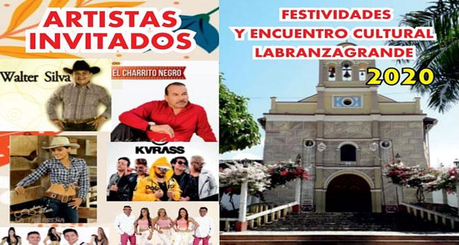Festividades y Encuentro Cultural 2020 en Labranzagrande, Boyacá