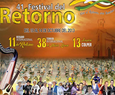 Festival del Retorno en Acacías, Meta Festival del Retorno en Acacías, Meta