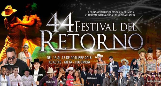 Festival del Retorno 2016 en Acacías, Meta Festival del Retorno 2016 en Acacías, Meta