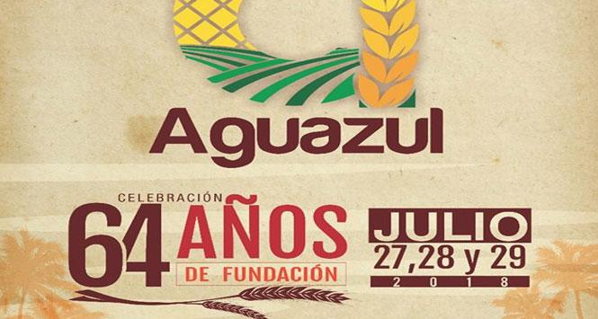 Celebración aniversario 2018 en Aguazul, Casanare