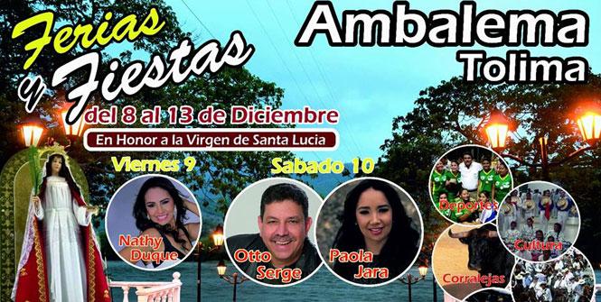Ferias y Fiestas 2016 en Ambalema, Tolima