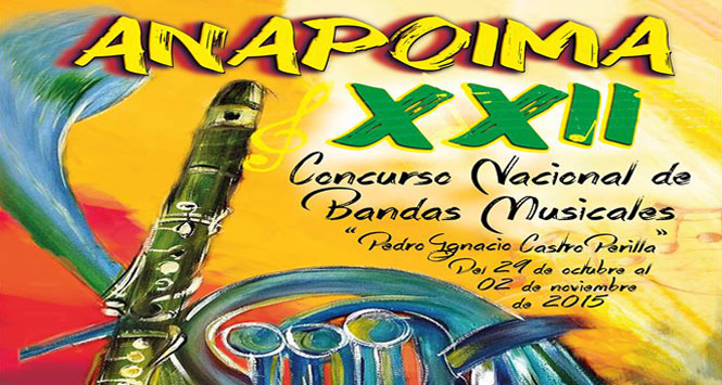 Programación Concurso Nacional de Bandas Musicales 2015 en Anapoima
