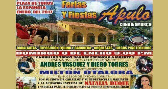 Ferias y Fiestas 2017 en Apulo, Cundinamarca Ferias y Fiestas 2017 en Apulo, Cundinamarca