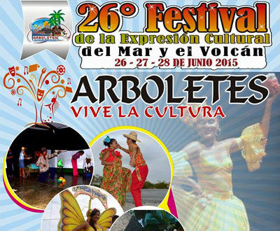 Festival del Mar y del Volcán 2015 en Arboletes, Antioquia Festival del Mar y del Volcán 2015 en Arboletes, Antioquia