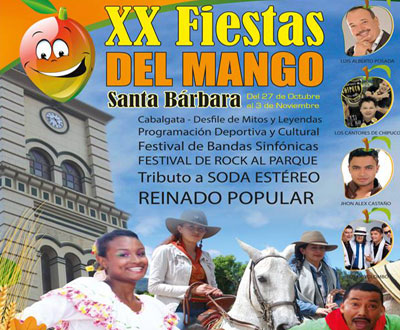 Fiestas del Mango en Santa Bárbara, Antioquia