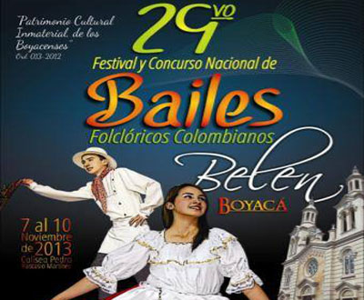 Festival y Concurso Nacional de Bailes Folclóricos en Belén, Boyacá