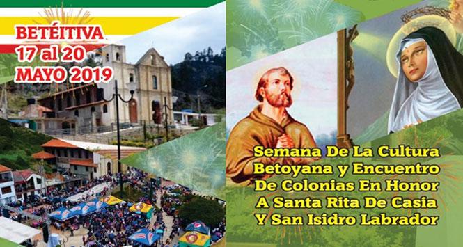 Ferias y Fiestas 2019 en Betéitiva, Boyacá Ferias y Fiestas 2019 en Betéitiva, Boyacá