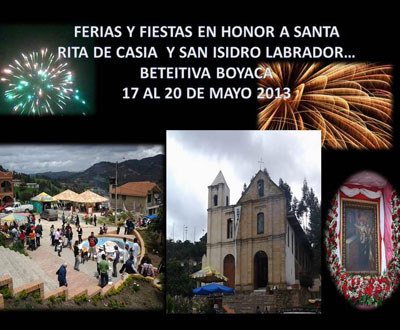 Ferias y Fiestas en Beteitiva, Boyacá
