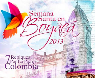 Boyacá repica por la paz de Colombia en la Semana Santa