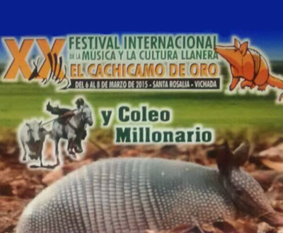 Festival El Cachicamo de Oro 2015 en Santa Rosalía, Vichada Festival El Cachicamo de Oro 2015 en Santa Rosalía, Vichada