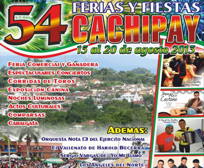 Ferias y Fiestas en Cachipay, Cundinamarca Ferias y Fiestas en Cachipay, Cundinamarca
