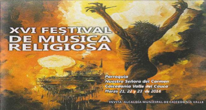 Festival de Música Religiosa 2016 en Caicedonia, Valle del Cauca