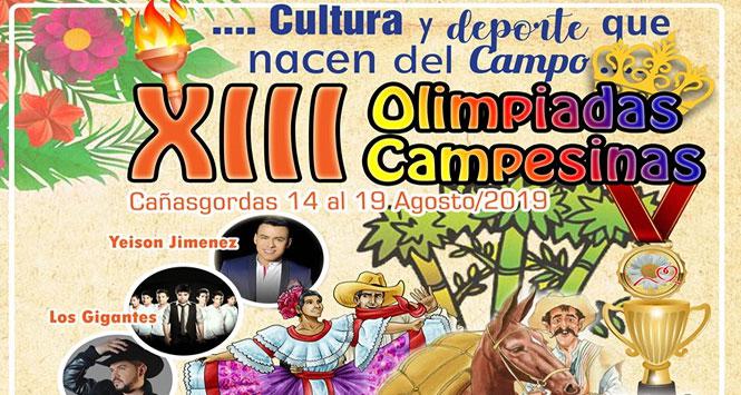 Olimpiadas Campesinas 2019 en Cañasgordas, Antioquia Olimpiadas Campesinas 2019 en Cañasgordas, Antioquia