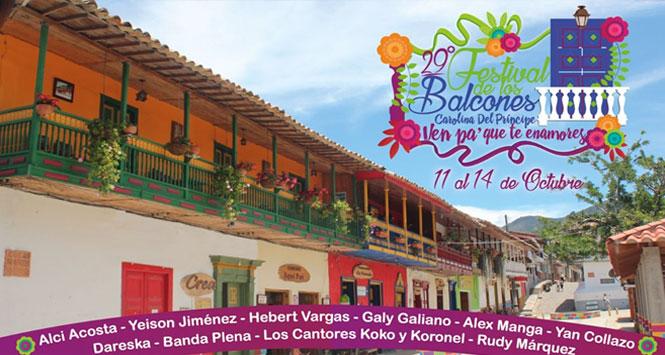 Festival de los Balcones 2019 en Carolina del Príncipe, Antioquia