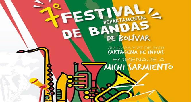 Festival Departamental de Bandas 2019 en Cartagena, Bolívar