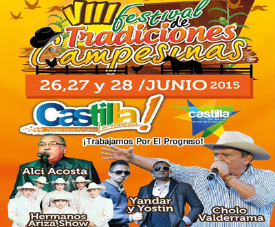 Festival de Tradiciones Campesinas 2015 en Castilla la Nueva, Meta