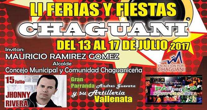Ferias y Fiestas 2017 en Chaguaní, Cundinamarca Ferias y Fiestas 2017 en Chaguaní, Cundinamarca