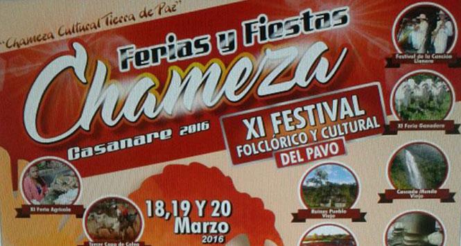 Ferias y Fiestas 2016 en Chameza, Casanare