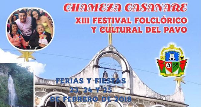 Festival Folclórico y Cultural del Pavo 2018 en Chameza, Casanare