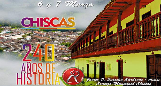 Aniversario 240 de Chiscas, Boyacá Aniversario 240 de Chiscas, Boyacá