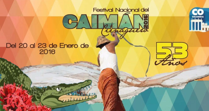 Festival Nacional del Caimán Cienaguero 2016 en Ciénaga, Magdalena