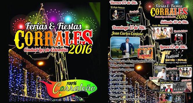 Ferias y Fiestas 2016 en Corrales, Boyacá