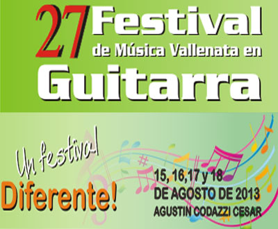Festival de Música Vallenata en Guitarra en Agustín Codazzi, Cesar