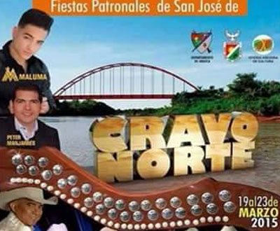 Fiestas Patronales 2015 en Cravo Norte, Arauca Fiestas Patronales 2015 en Cravo Norte, Arauca