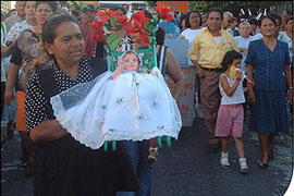 Fiestas en honor al divino niño en Chalán