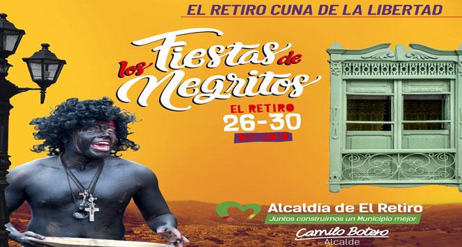 Fiestas de Los Negritos 2018 en El Retiro, Antioquia