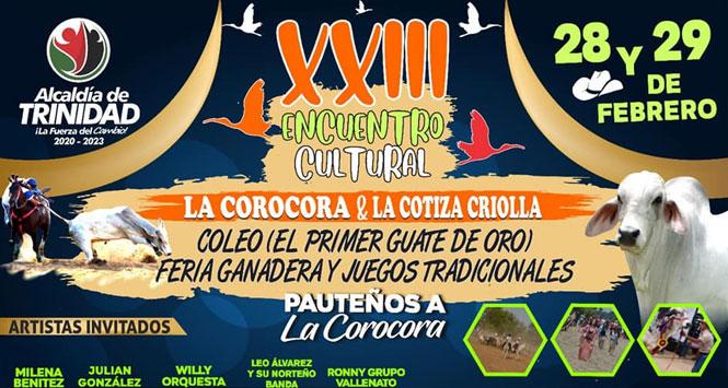 Encuentro de Música Llanera La Corocora y la Cotiza Criolla 2020 en Trinidad, Casanare Encuentro de Música Llanera La Corocora y la Cotiza Criolla 2020 en Trinidad, Casanare