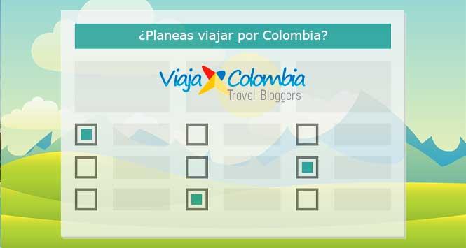 Encuesta para quienes planean viajar por Colombia