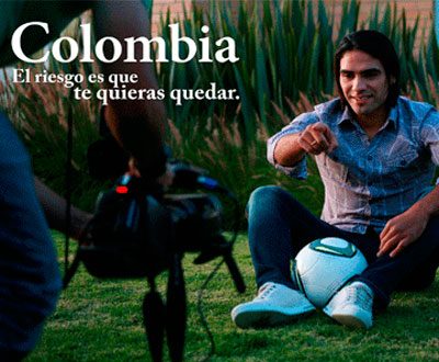Falcao promociona a Colombia en FITUR Falcao promociona a Colombia en FITUR
