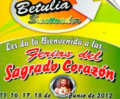 Ferias del Sagrado Corazón en Betulia, Santander
