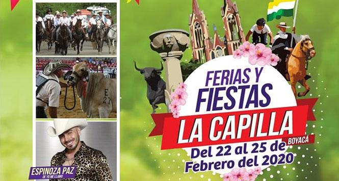 Ferias y Fiestas 2020 en La Capilla, Boyacá