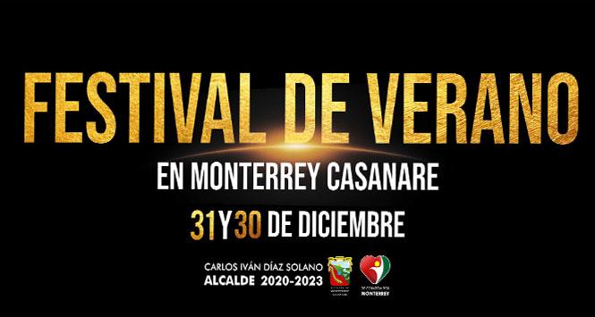 Festival de Verano 2021 en Monterrey, Casanare Festival de Verano 2021 en Monterrey, Casanare