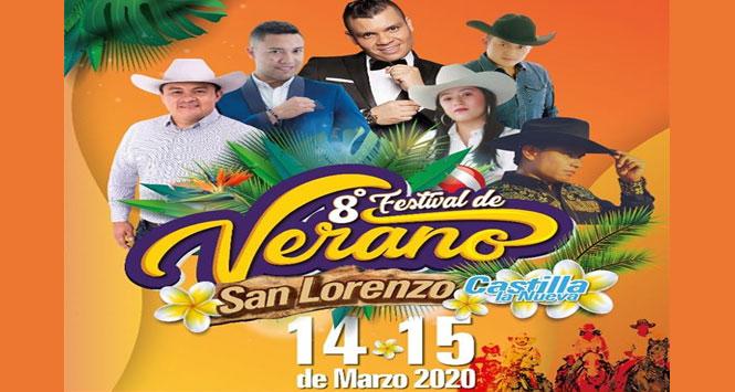 Festival de Verano San Lorenzo 2020 en Castilla la Nueva, Meta Festival de Verano San Lorenzo 2020 en Castilla la Nueva, Meta