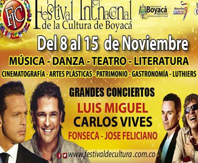 Festival Internacional de La Cultura 2013 en Boyacá 