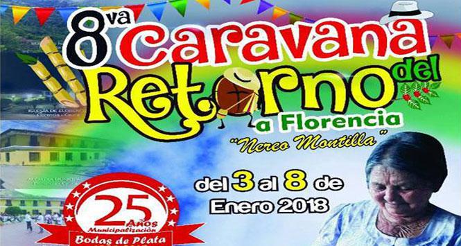 Caravana del Retorno 2018 en Florencia, Cauca