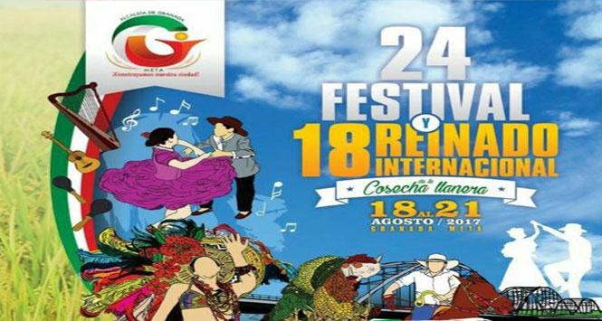 Festival y Reinado Internacional de la Cosecha Llanera 2017 en Granada, Meta