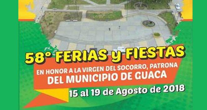 Ferias y Fiestas 2018 en Guaca, Santander Ferias y Fiestas 2018 en Guaca, Santander