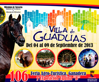 Ya llegan las fiestas de Guaduas en Cundinamarca