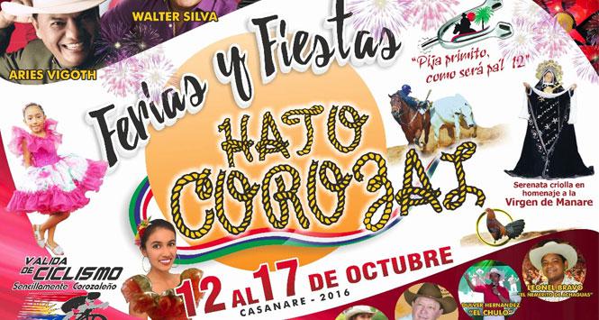 Ferias y Fiestas 2016 en Hato Corozal, Casanare Ferias y Fiestas 2016 en Hato Corozal, Casanare