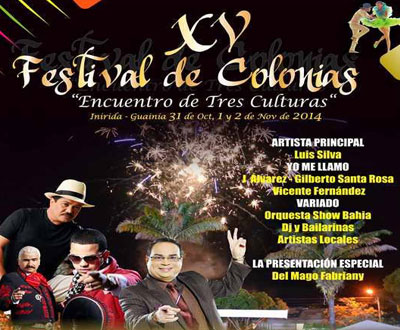 Festival de Colonias 2014 en Inírida, Guainía