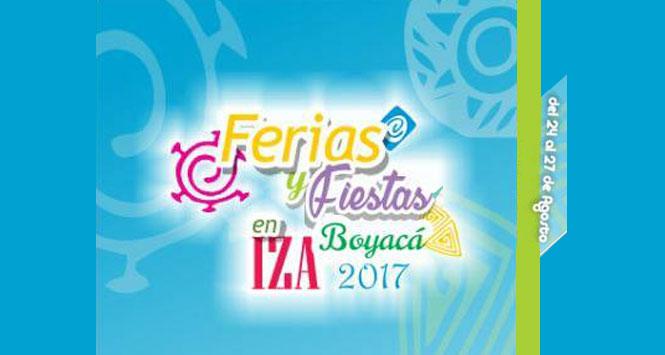 Ferias y Fiestas 2017 en Iza, Boyacá