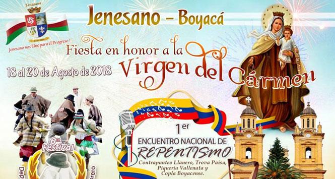Fiestas Virgen del Carmen 2018 en Jenesano, Boyacá Fiestas Virgen del Carmen 2018 en Jenesano, Boyacá